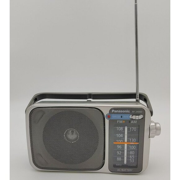 Panasonic RF-2400D Portable AM/FM Radio 2-Band Analog Receiver Works Tested - Picture 8 of 12